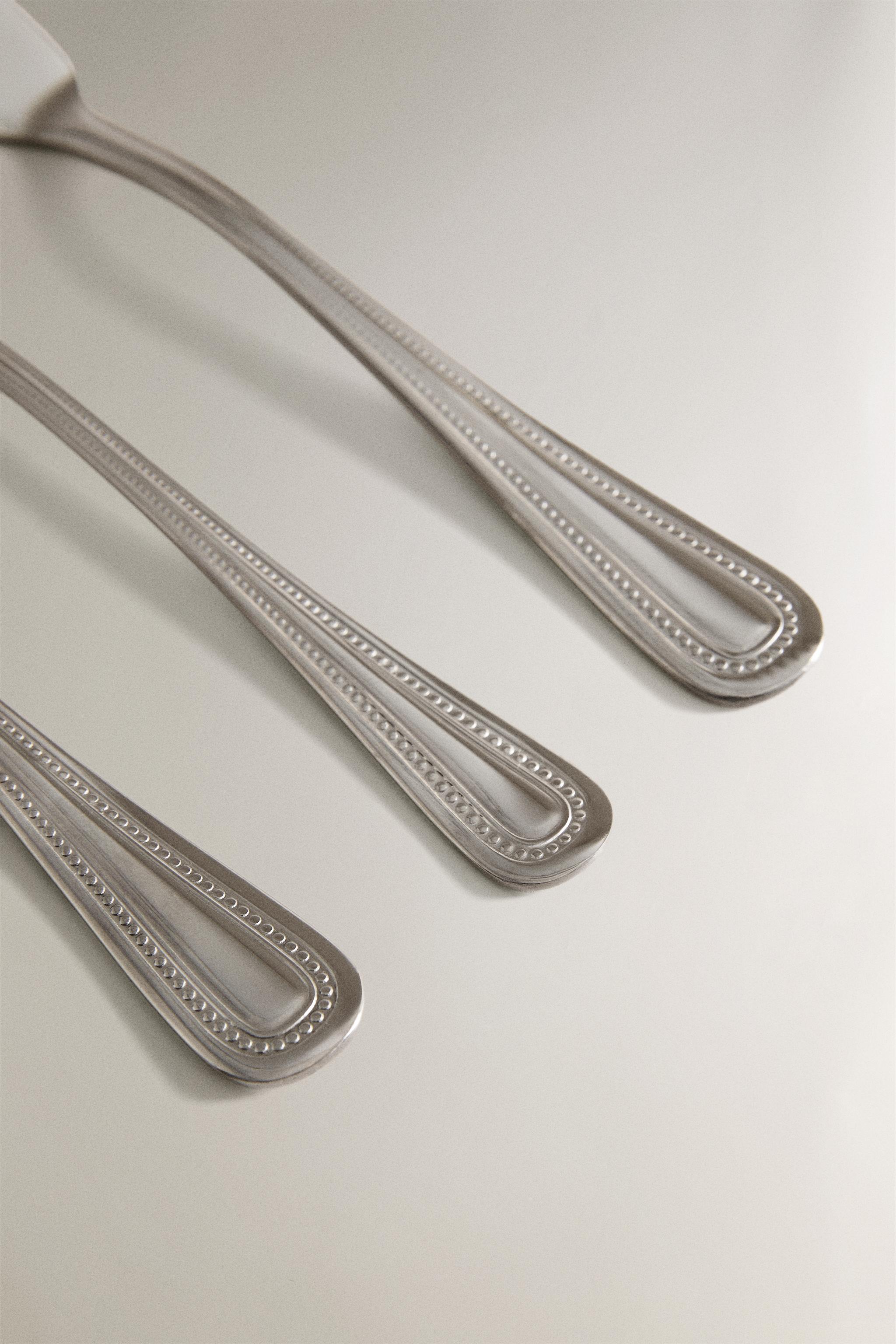 6-PIECE SILVER DESSERT CUTLERY SET